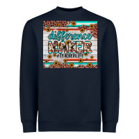 Navy difference maker Heavyweight Sweatshirt - JahusDesignShop