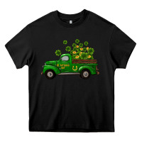 Black st patricks truck shamrock horseshoe gold Heavy Core Tee - RanaPortraitStore