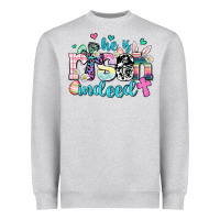 Heather Grey he is risen indeed Heavyweight Sweatshirt - AdoDesignShop