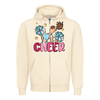 Sandshell cheer Zipper Hoodie - MaliasSmallBusiness