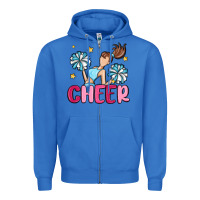 True Royal cheer Zipper Hoodie - MaliasSmallBusiness
