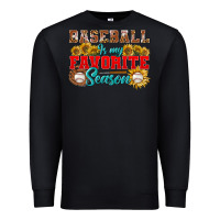 Black baseball is my favorite season Premium Sweatshirt - BundleAndBundleShop