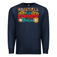 Navy baseball is my favorite season Premium Sweatshirt - BundleAndBundleShop
