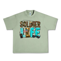 Oil Green soldier  life Urban Heavy Tee - AdoDesignShop