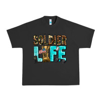 Pigment Black soldier  life Urban Heavy Tee - AdoDesignShop