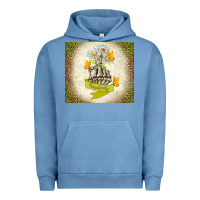 Pigment Pebble Blue negativity Urban Hoodie - TumblerDesignByShophia