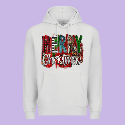 Merry Christmas Buffalo Plaid Leopard Premium Hoodie Designed By Bettercallsaul