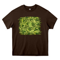 Chocolate Brown st patricks day shamrock leopard background Heavy Core Tee - RanaPortraitStore