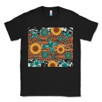 Black cross gemstone and sunflower Classic Tee - Artiststas