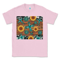 Bubblegum Pink cross gemstone and sunflower Classic Tee - Artiststas