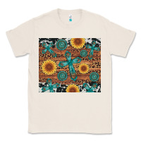 Natural cross gemstone and sunflower Classic Tee - Artiststas