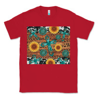 Red cross gemstone and sunflower Classic Tee - Artiststas