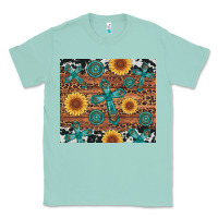 Seafoam cross gemstone and sunflower Classic Tee - Artiststas