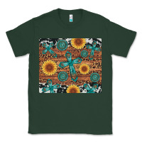 Sports Green cross gemstone and sunflower Classic Tee - Artiststas
