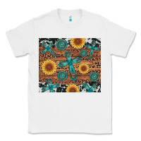 White cross gemstone and sunflower Classic Tee - Artiststas