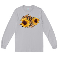 Moon Dust sunflower leopard patch Long Sleeve Tee - AdoDesignShop