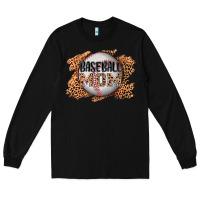 Black baseball mom Long Sleeve Tee - AdoDesignShop