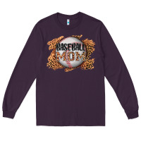 Plum baseball mom Long Sleeve Tee - AdoDesignShop