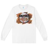 White baseball mom Long Sleeve Tee - AdoDesignShop