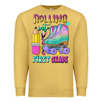 Antique Gold rolling into first grade Premium Sweatshirt - BundleAndBundleShop