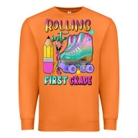 Carrot rolling into first grade Premium Sweatshirt - BundleAndBundleShop