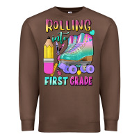 Chestnut rolling into first grade Premium Sweatshirt - BundleAndBundleShop