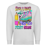 Dove Grey rolling into first grade Premium Sweatshirt - BundleAndBundleShop