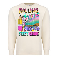 Rolling Into First Grade Premium Sweatshirt | Teevron