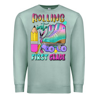 Seafoam rolling into first grade Premium Sweatshirt - BundleAndBundleShop