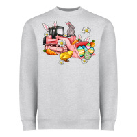 Heather Grey easter excavator Heavyweight Sweatshirt - AdoDesignShop