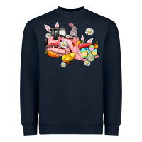 Navy easter excavator Heavyweight Sweatshirt - AdoDesignShop