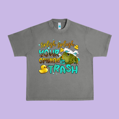Splish Splash Your Opinion Is Trash Urban Heavy Tee Designed By Adodesignshop
