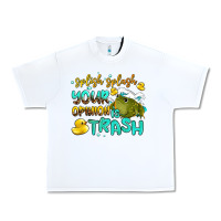 White splish splash your opinion is trash Urban Heavy Tee - AdoDesignShop