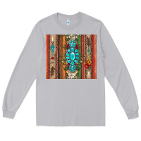 Moon Dust gemstone flowers arrow with leopards and serape Long Sleeve Tee - Artiststas