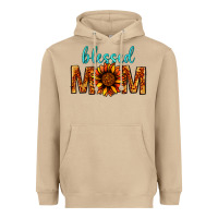 Mushroom Blessed Mom Heavyweight Hoodie - BundleAndBundleShop