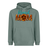 Sage Blessed Mom Heavyweight Hoodie - BundleAndBundleShop