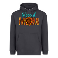 Smoke Blessed Mom Heavyweight Hoodie - BundleAndBundleShop