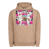 Pigment Burro i like my coffee cold like my soul Urban Hoodie - TumblerDesignByShophia