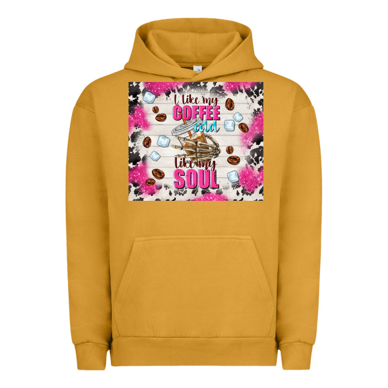 I Like My Coffee Cold Like My Soul Urban Hoodie by TumblerDesignByShophia | Teevron