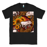 Black pig and barn Classic Tee - BundleAndBundleShop