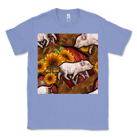 Colony Blue pig and barn Classic Tee - BundleAndBundleShop