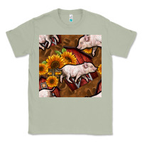 Matcha pig and barn Classic Tee - BundleAndBundleShop