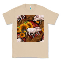 Mushroom pig and barn Classic Tee - BundleAndBundleShop