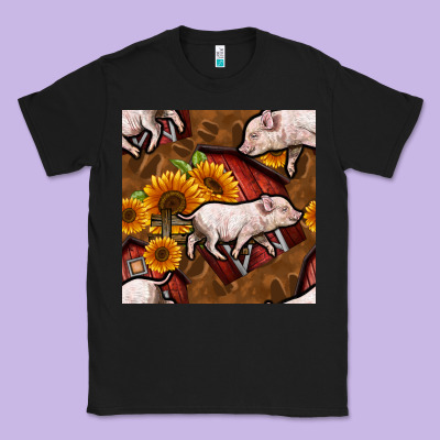 Pig And Barn Classic Tee Designed By Bundleandbundleshop