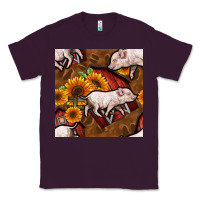 Plum pig and barn Classic Tee - BundleAndBundleShop