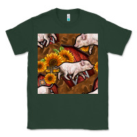 Sports Green pig and barn Classic Tee - BundleAndBundleShop