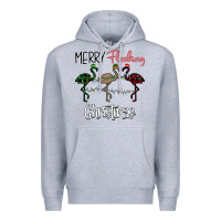 Heather Grey Merry Flocking Christmas Premium Hoodie - Bettercallsaul