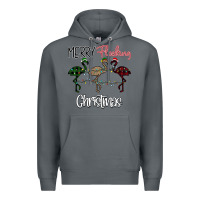 Rock Merry Flocking Christmas Premium Hoodie - Bettercallsaul