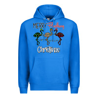 True Royal Merry Flocking Christmas Premium Hoodie - Bettercallsaul