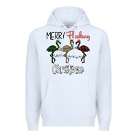 White Merry Flocking Christmas Premium Hoodie - Bettercallsaul